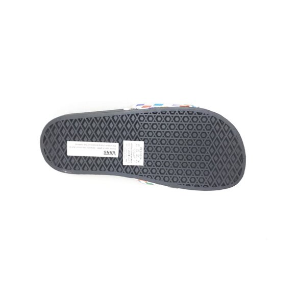 Vans Slide-On Glitter Rainbow Checkerboard Womens 8 Slipper Slip On Sandal Shoe - Picture 7 of 12